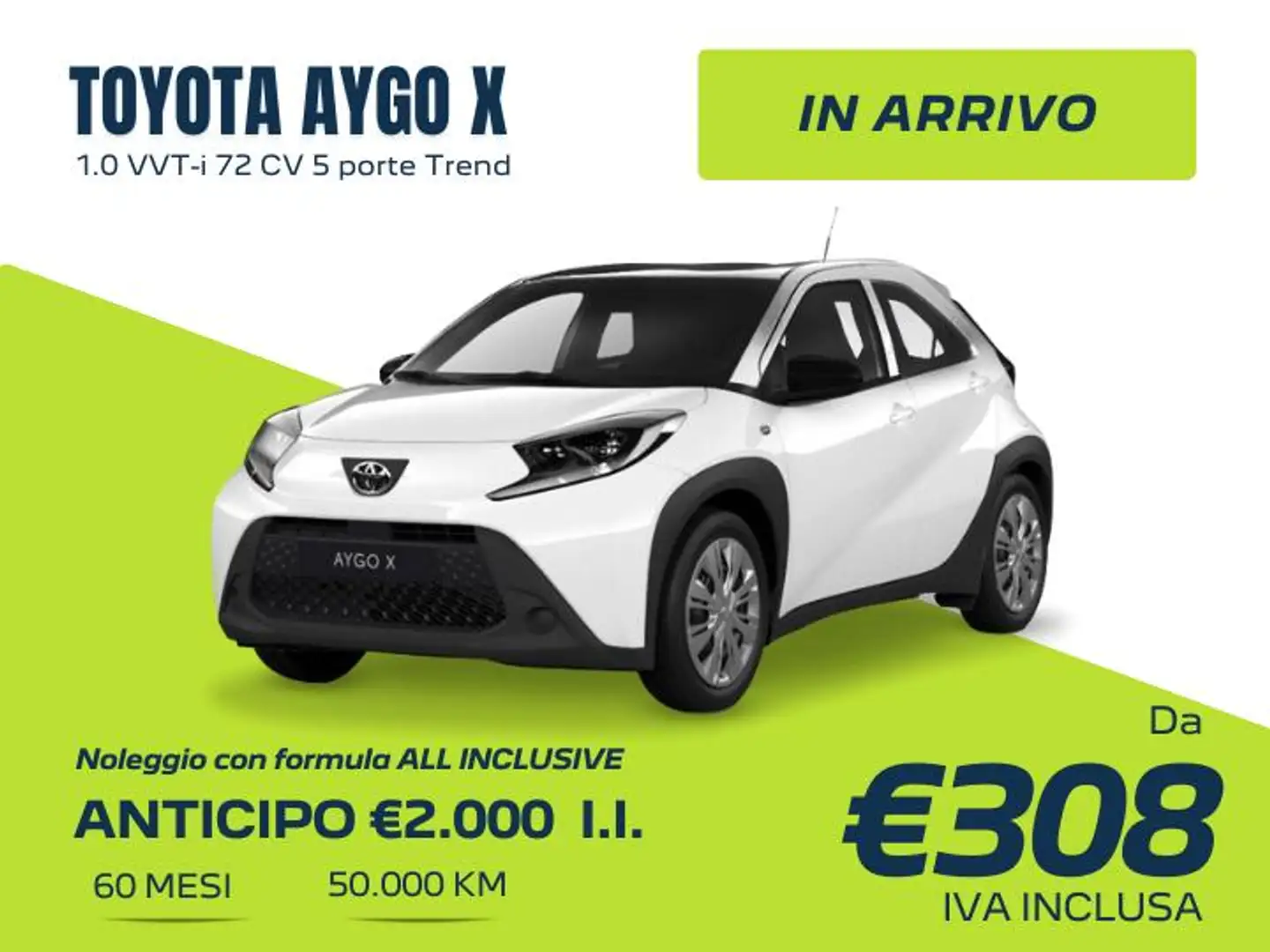 Toyota Aygo X 1.0 Trend 72cv - PROMO Bianco - 1