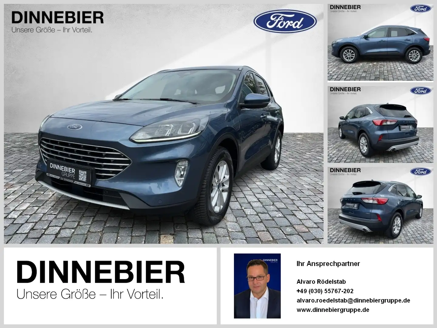 Ford Kuga Titanium Navigation+Kamera+Winterpaket Bleu - 1