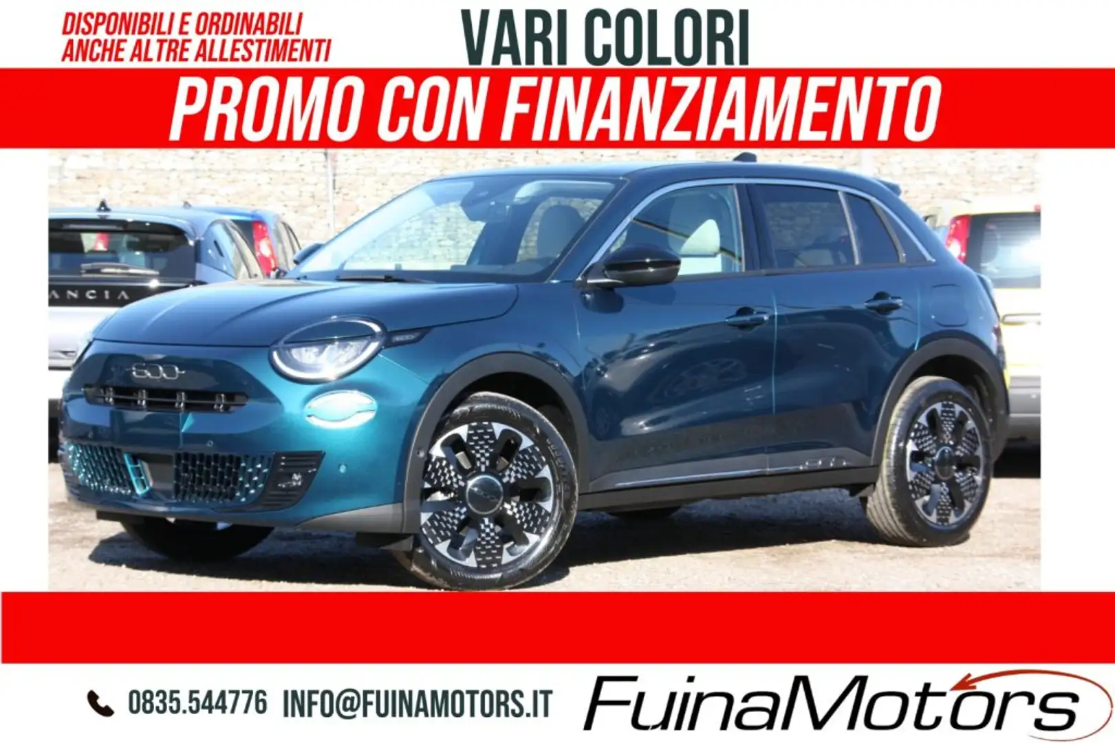 Fiat 600 Hybrid 110 CV DCT MHEV La Prima NUOVO Schwarz - 2