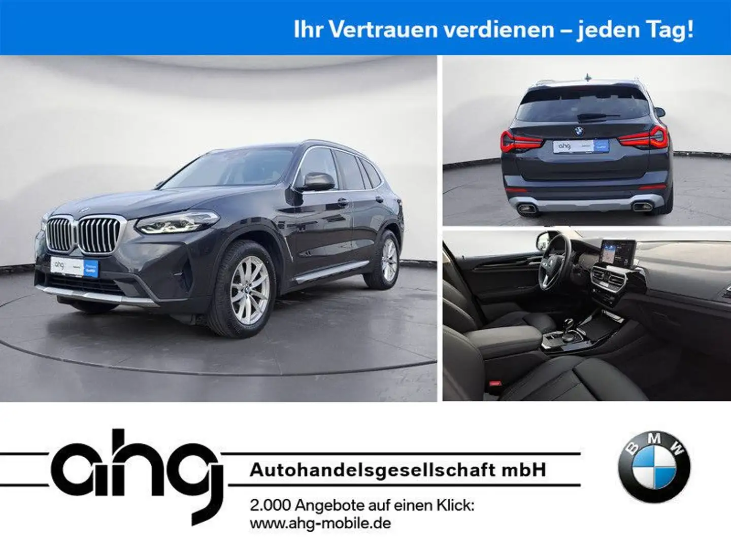 BMW X3 xDrive20d AHK Parking Assistant Grau - 1