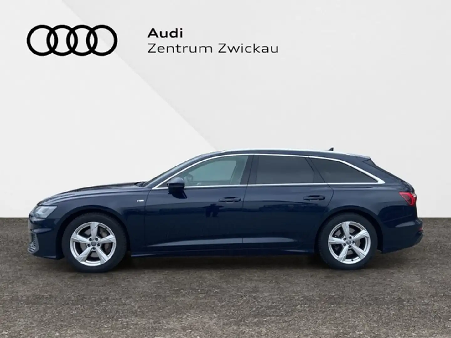 Audi A6 Avant 45TDI quattro Sport LED Scheinwerfer, Navi Bleu - 2