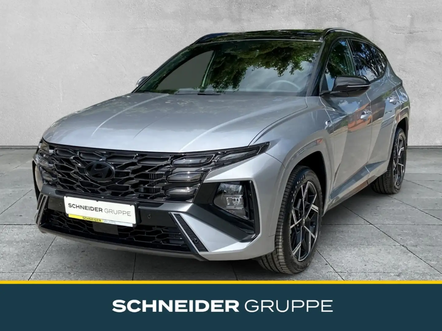Hyundai TUCSON 1.6 T-GDI N-Line LED+NAVI+ACC+SHZ+KAMERA Silber - 1
