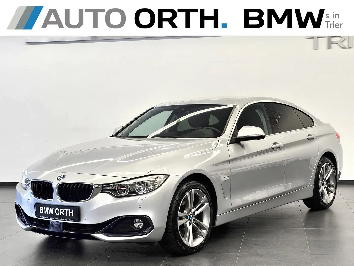 BMW 430 430i xDrive Gran Coupé SPORT-L LEDER HUD ACC CAM Argent - 1