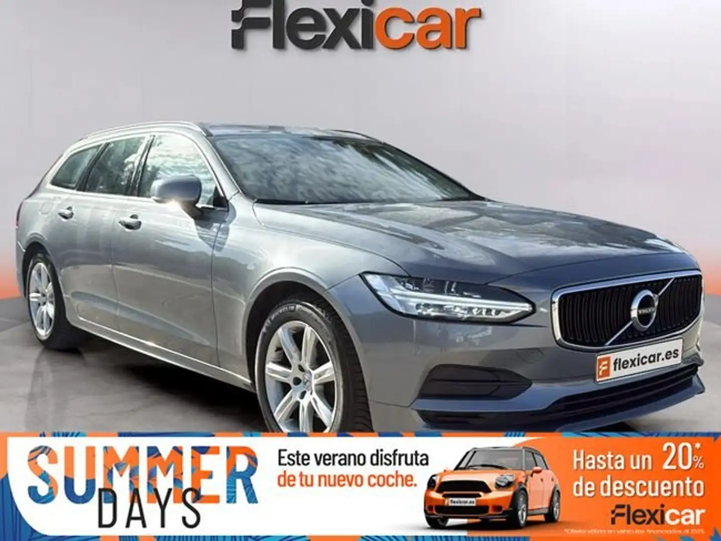 Volvo V90 D3 Momentum Aut. 150 Gris - 1