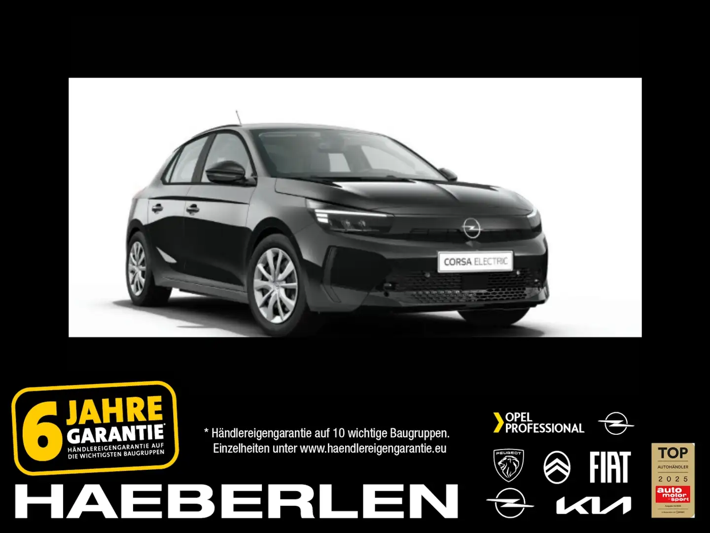 Opel Corsa F  e Edition ELEKTROSPECIAL*Wärmepumpe*SHZ Schwarz - 1