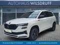 Skoda Karoq 1.5 TSi Sportline Matrix AHK Ladeboden Weiß - thumbnail 1