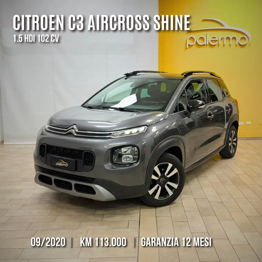 Citroen C3 Aircross C3 Aircross 1.5 bluehdi Shine Grigio - 1