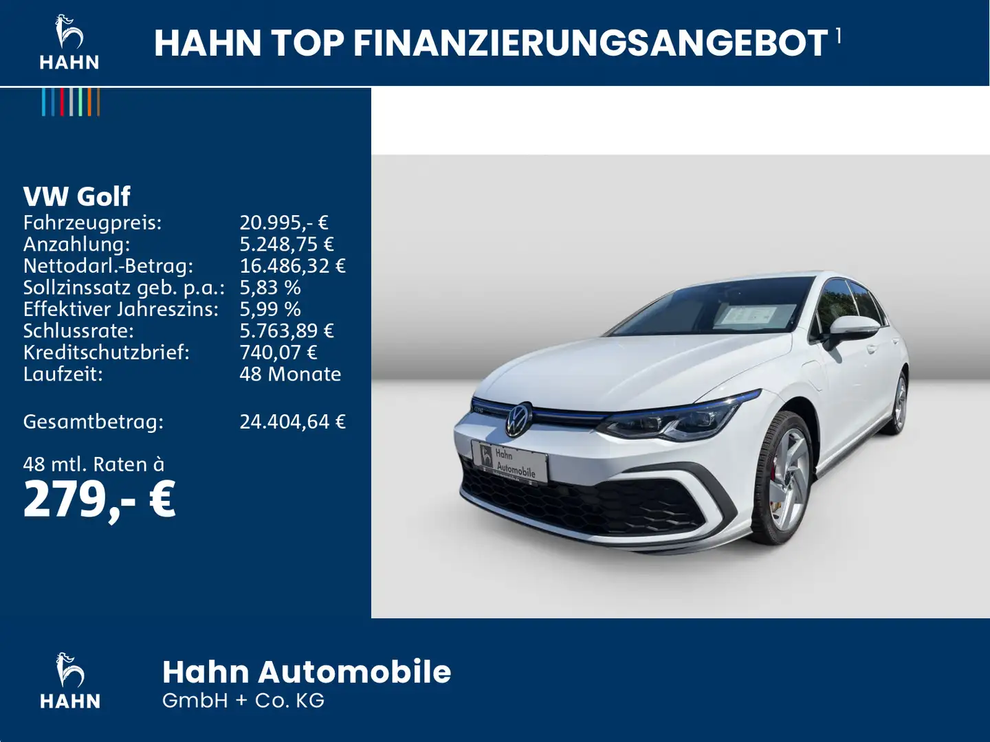 Volkswagen Golf GTE VIII GTE 1.4 eHybrid e-Sound DSG IQ.LIGHT C Wit - 2