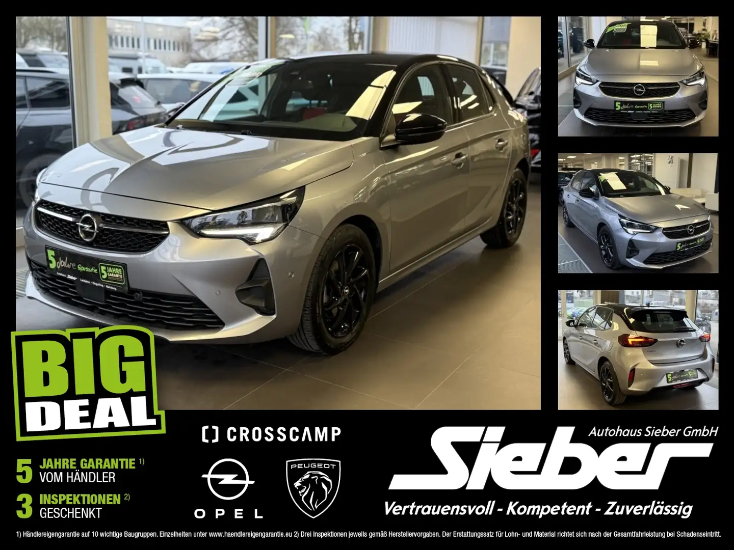 Opel Corsa F 1.5 Diesel GS Line DAB*LED*CarPlay*Temp* Gris - 1