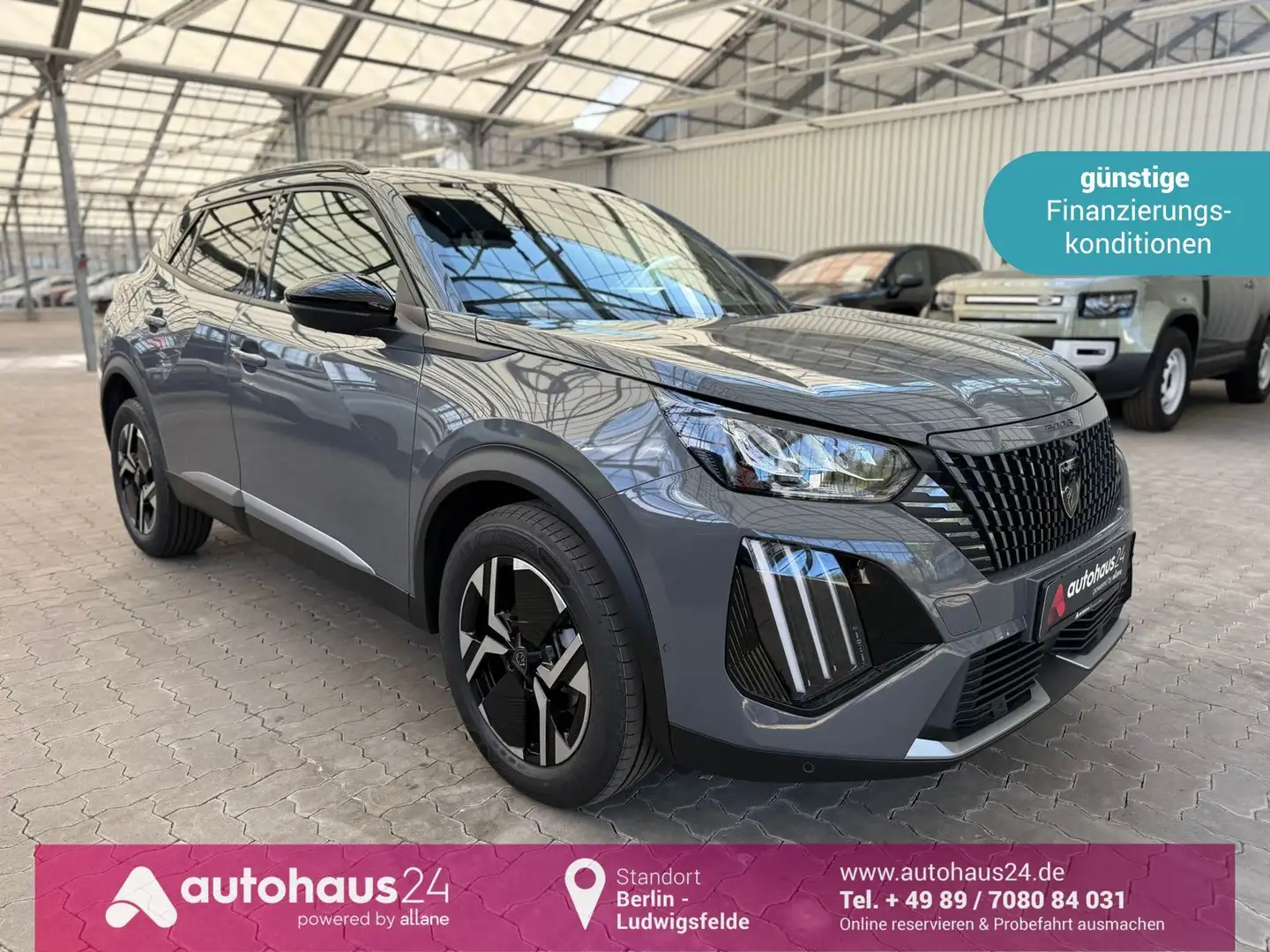 Peugeot 2008 1.2 PureTech  100 Allure|LED|Tempomat Grau - 1