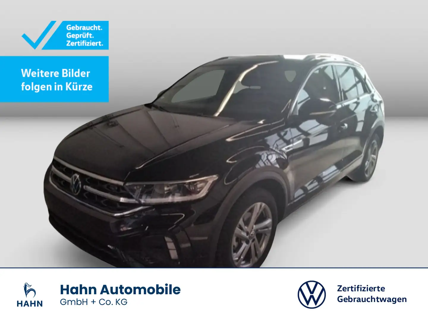 Volkswagen T-Roc 1.5 TSI DSG R-Line Standh Matrix Navi ACC Zwart - 1
