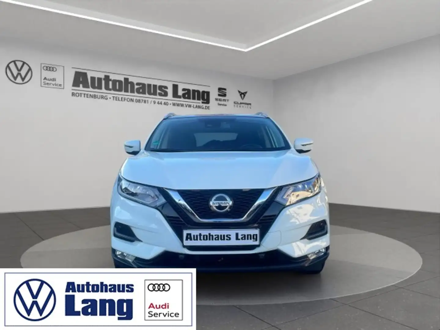 Nissan Qashqai 1.3 DCT DIG-T N-Way Pano Sitzh Klima Navi Weiß - 1