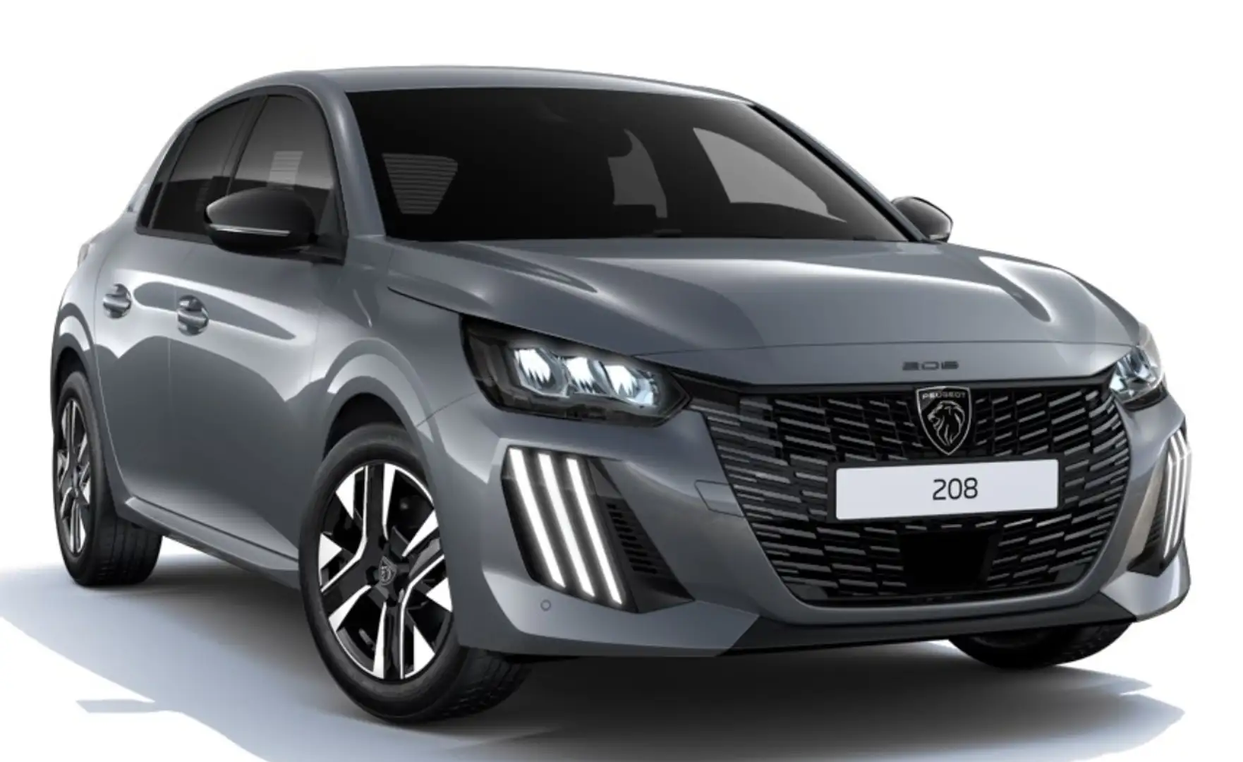 Peugeot 208 1.2 PureTech 100 Allure Keyless SH PDC Grau - 2