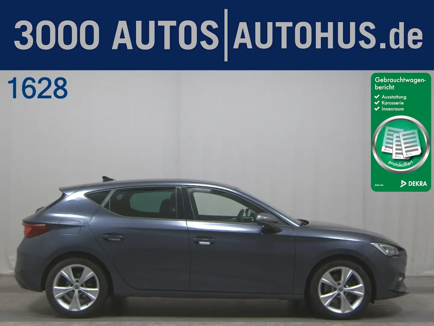 SEAT Leon 2.0 TDI FR-Line Navi vc LED ACC Ambiente Grau - 1