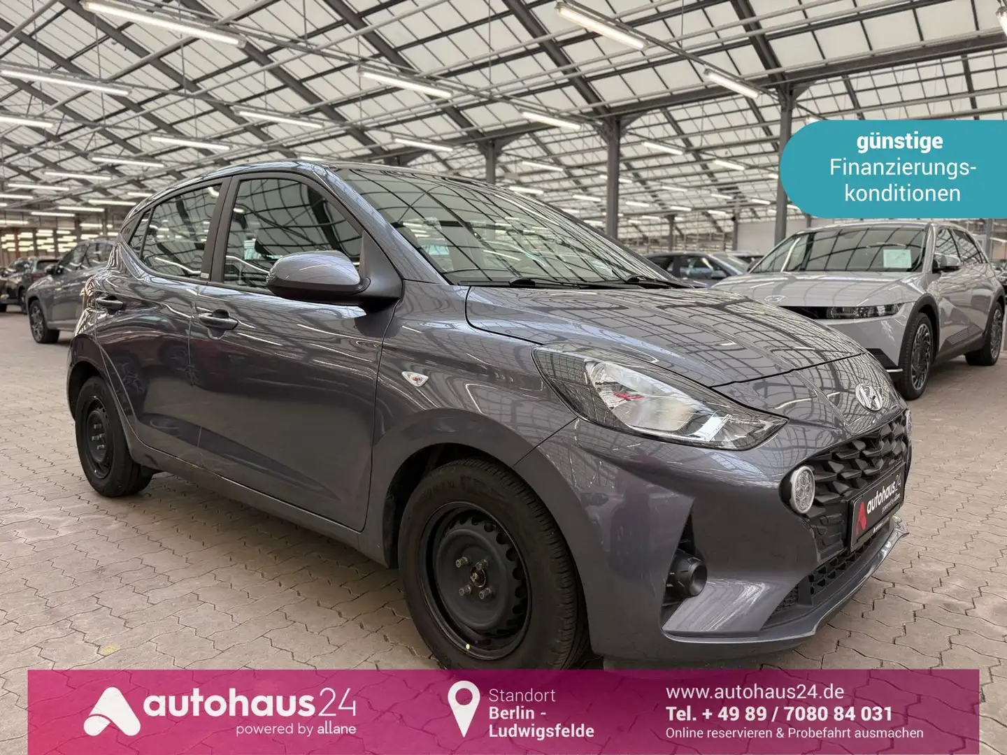 Hyundai i10 1.0 Select  Klima|Bluetooth|PDC Silber - 1