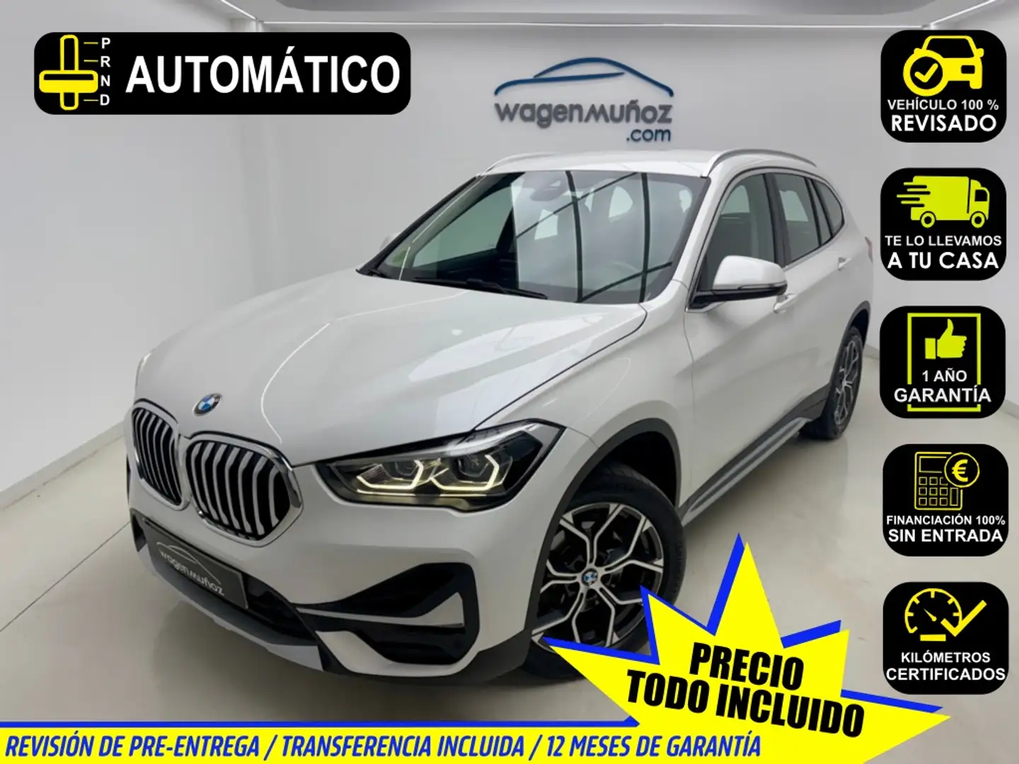 BMW X1 sDrive 18dA (4.75) Blanc - 1