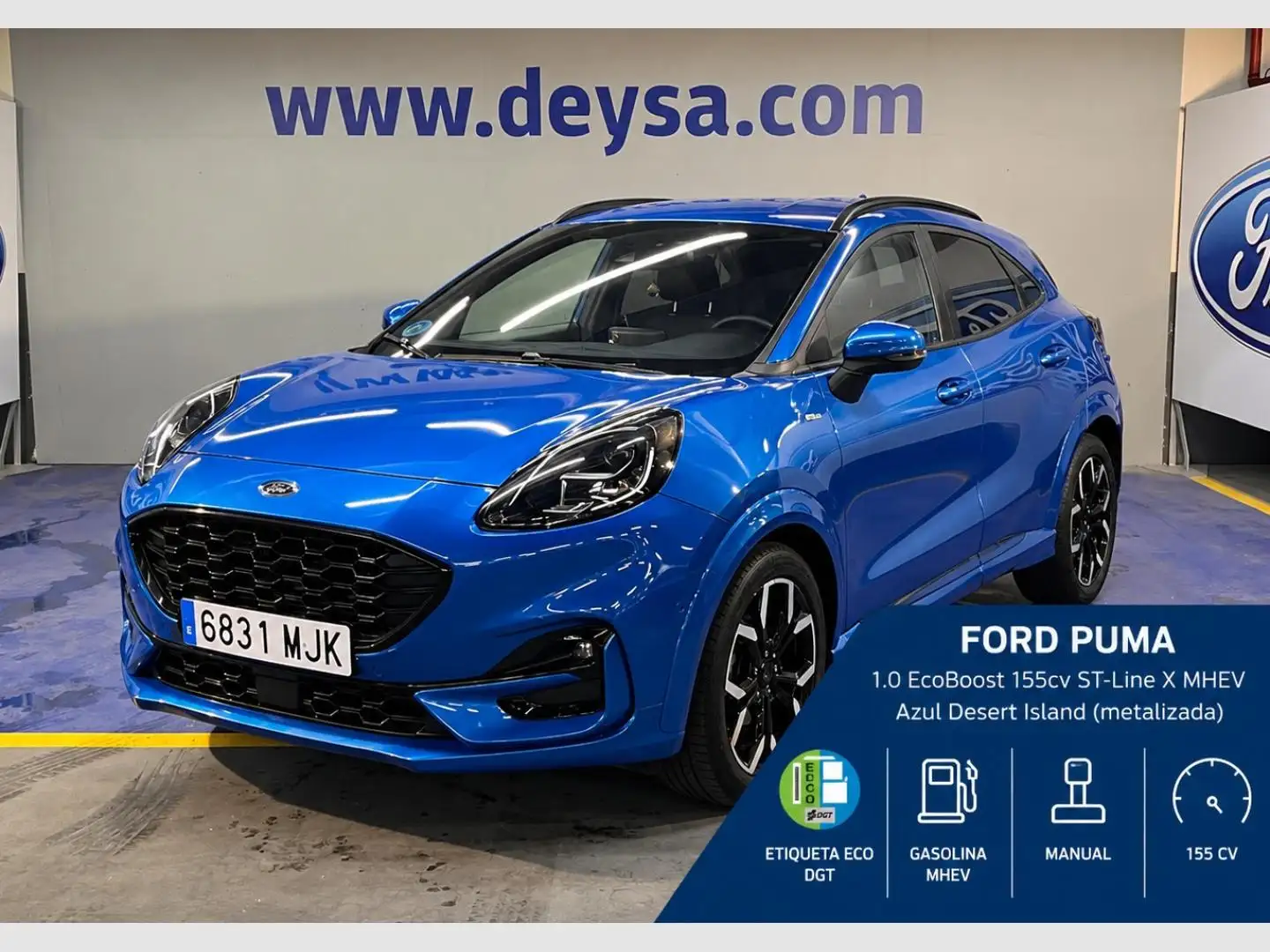 Ford Puma 1.0 EcoBoost MHEV ST-Line X 155 Azul - 1