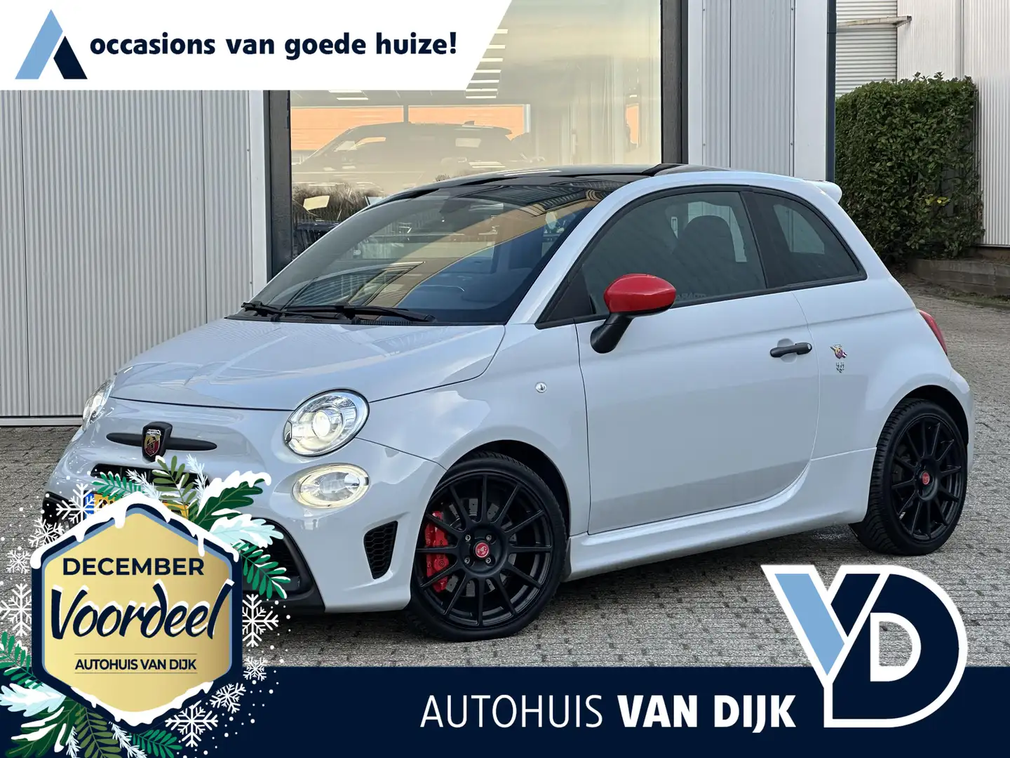 Fiat 500 Abarth 1.4 T-Jet 180pk Competizione | NL-auto/Pano-schuif Серый - 1