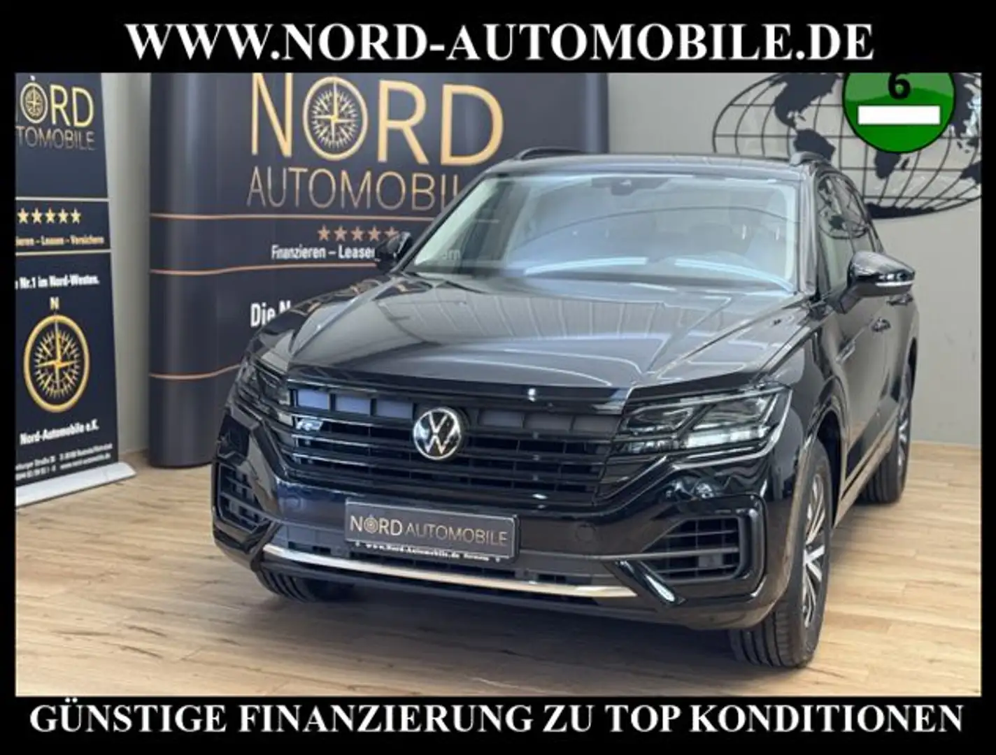 Volkswagen Touareg 3.0 TDI R-Line Matrix/Luft/Kamera/AHK R-Line Zwart - 1