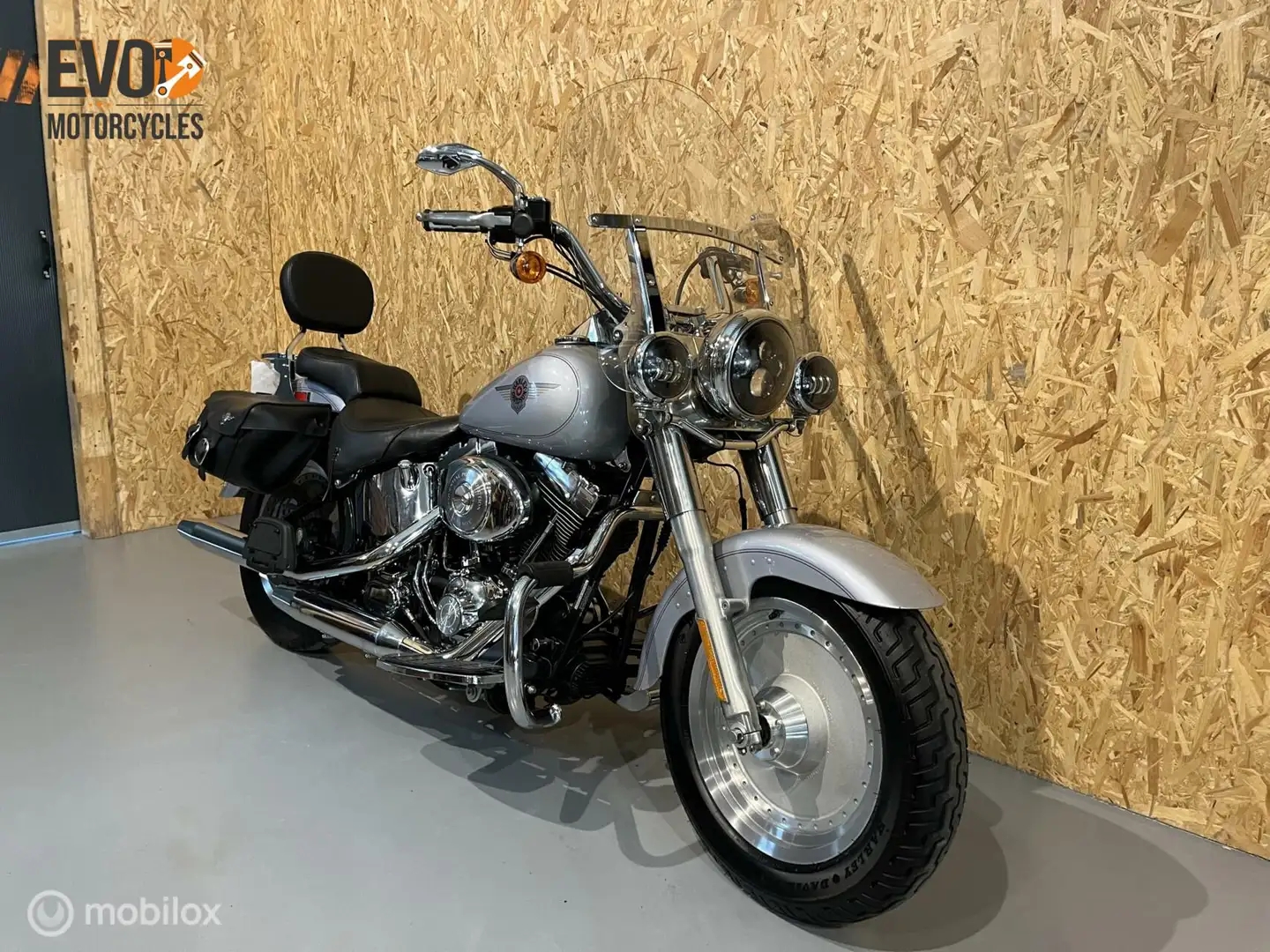 Harley-Davidson Fat Boy FLSTF Fatboy softail Gri - 2