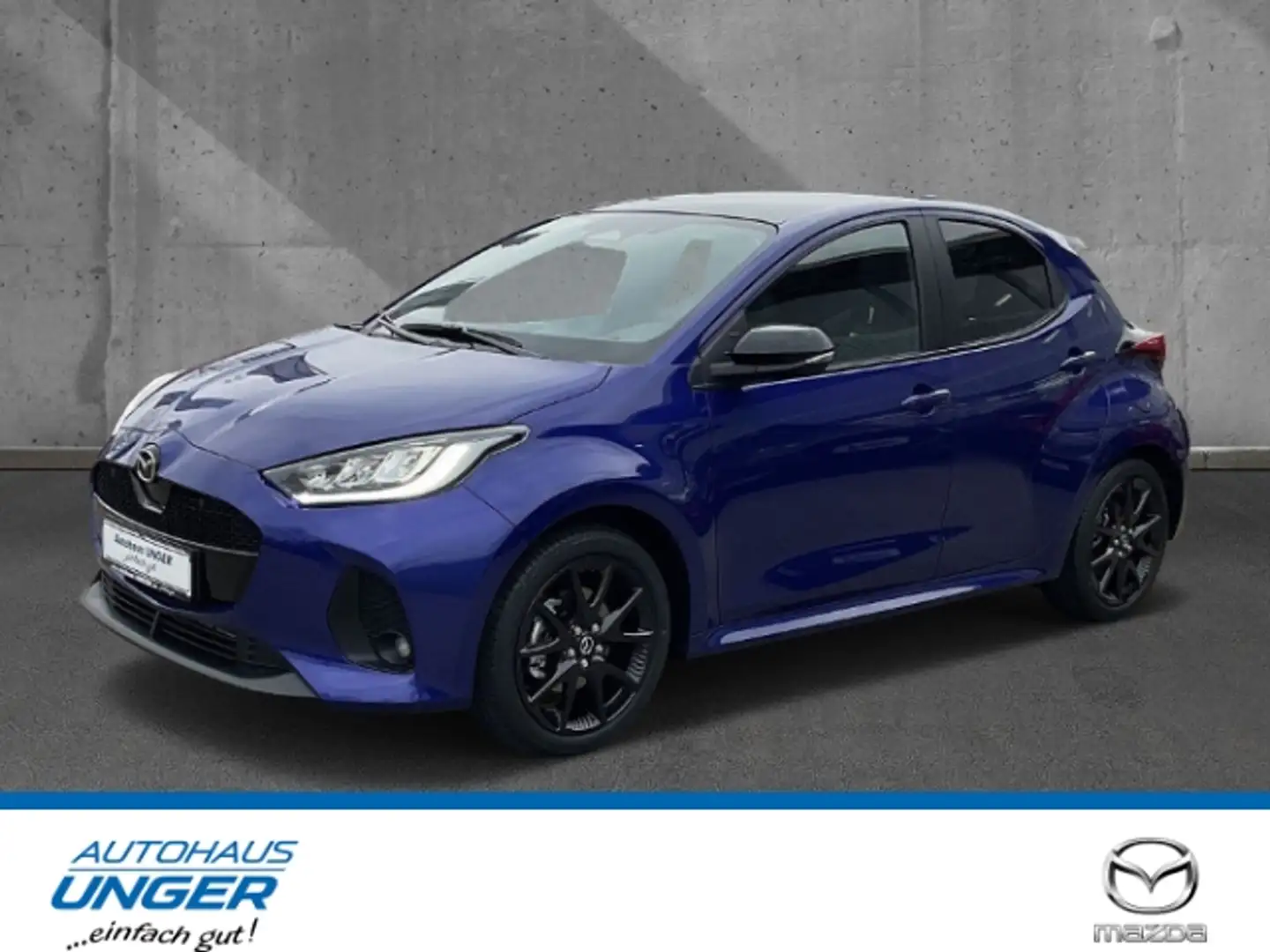 Mazda 2 1.5 AT Homura Plus Glasdach Kamera HUD Blau - 1