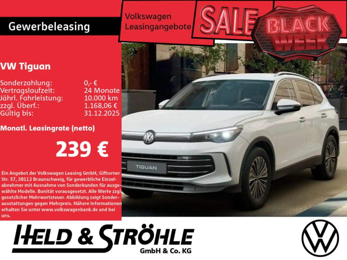 Volkswagen Tiguan Elegance 1.5l eTSI DSG Ganzjahresreifen Blanc - 1