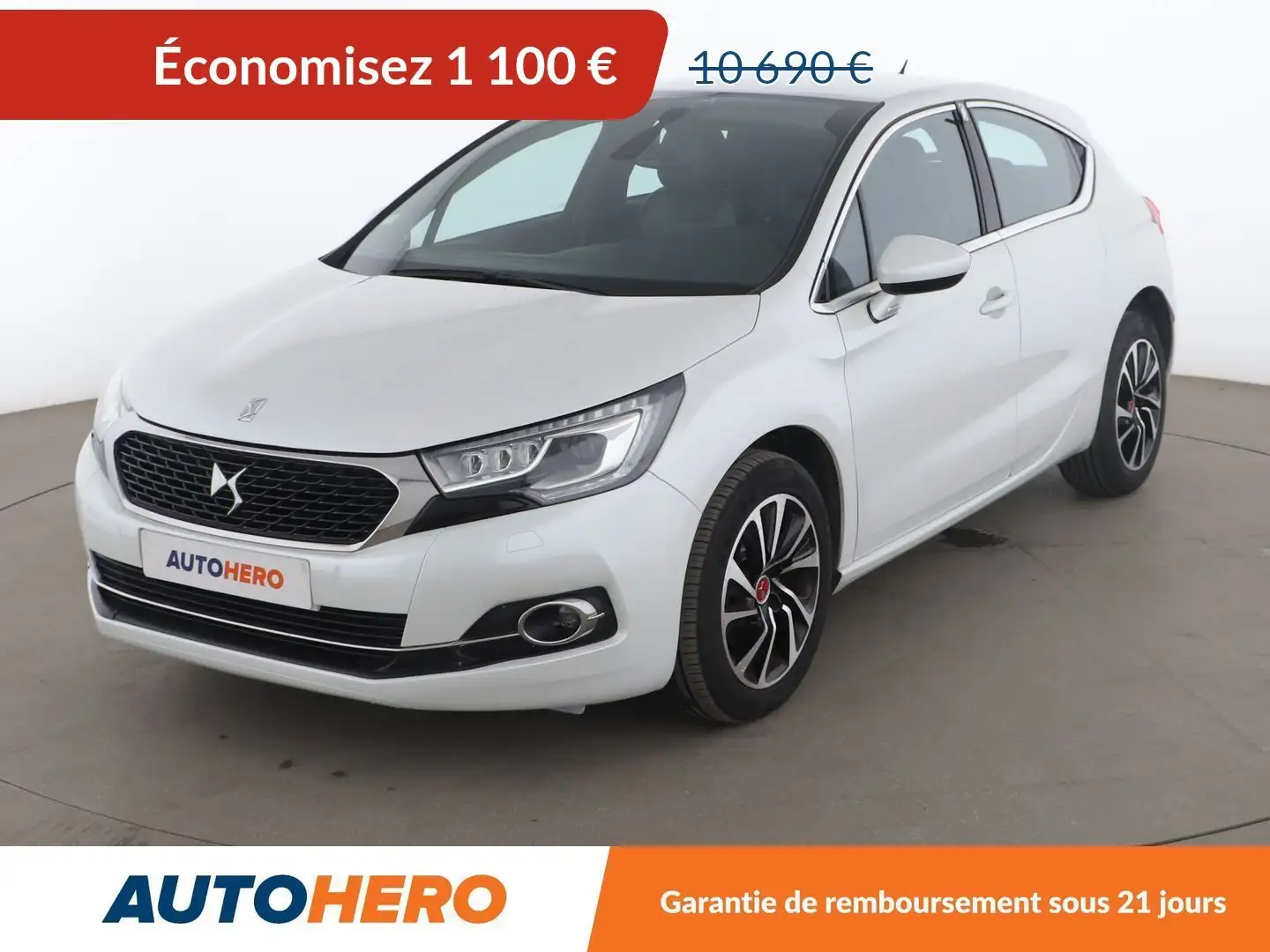 DS Automobiles DS 4 1.6 Blue-HDi So Chic BV6 Blanc - 1
