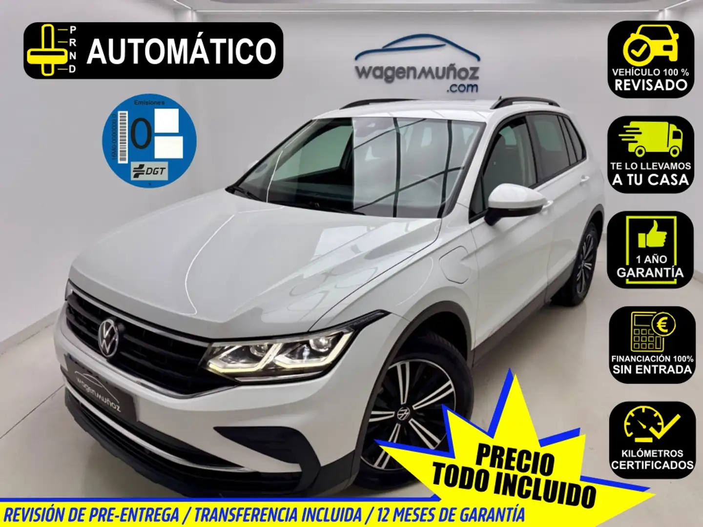 Volkswagen Tiguan 1.4 eHibrid Life 180kW Blanco - 1