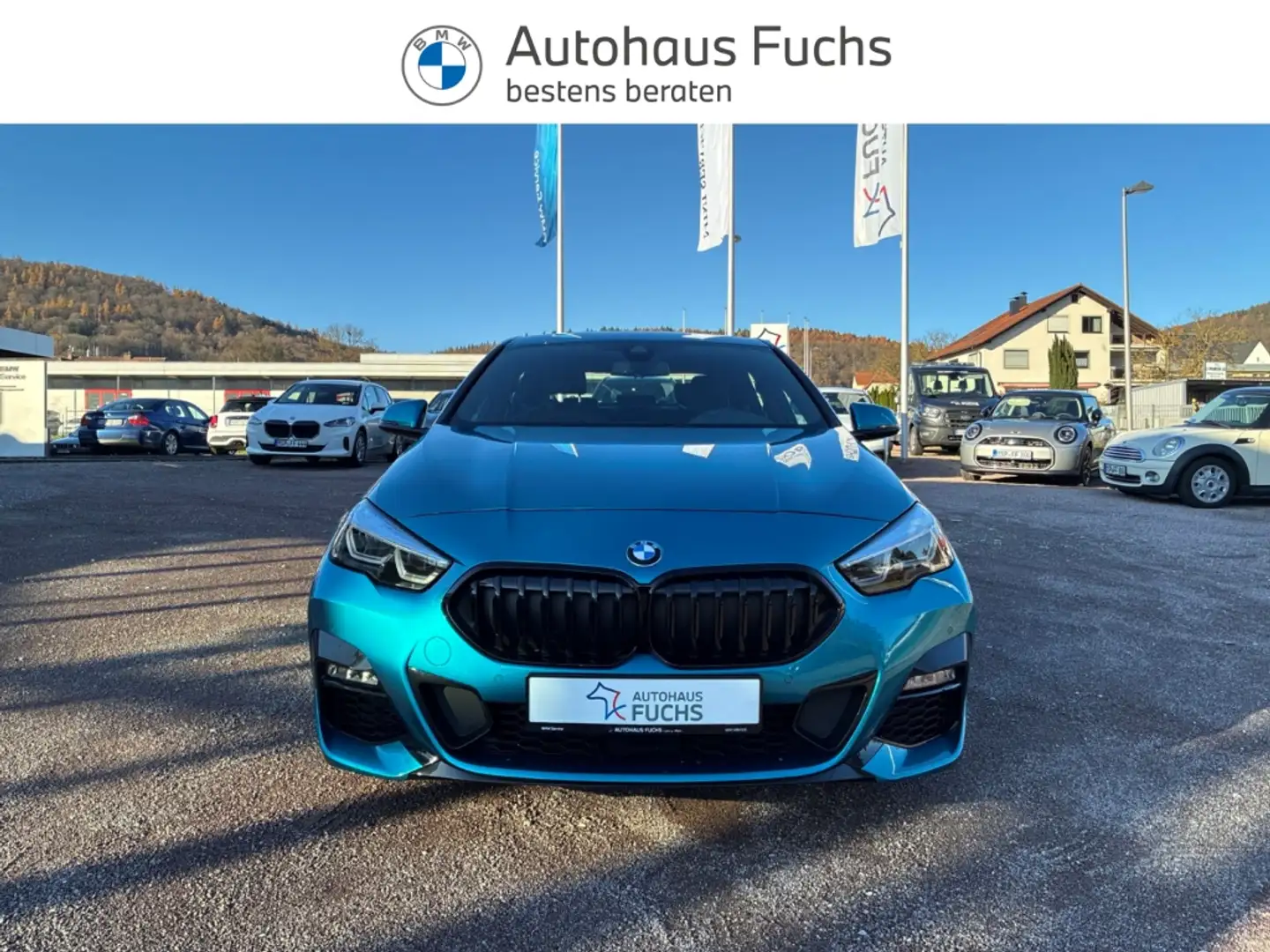 BMW 218 Gran Coupe i M Sport Automatik Abstandstempomat AH Blau - 2