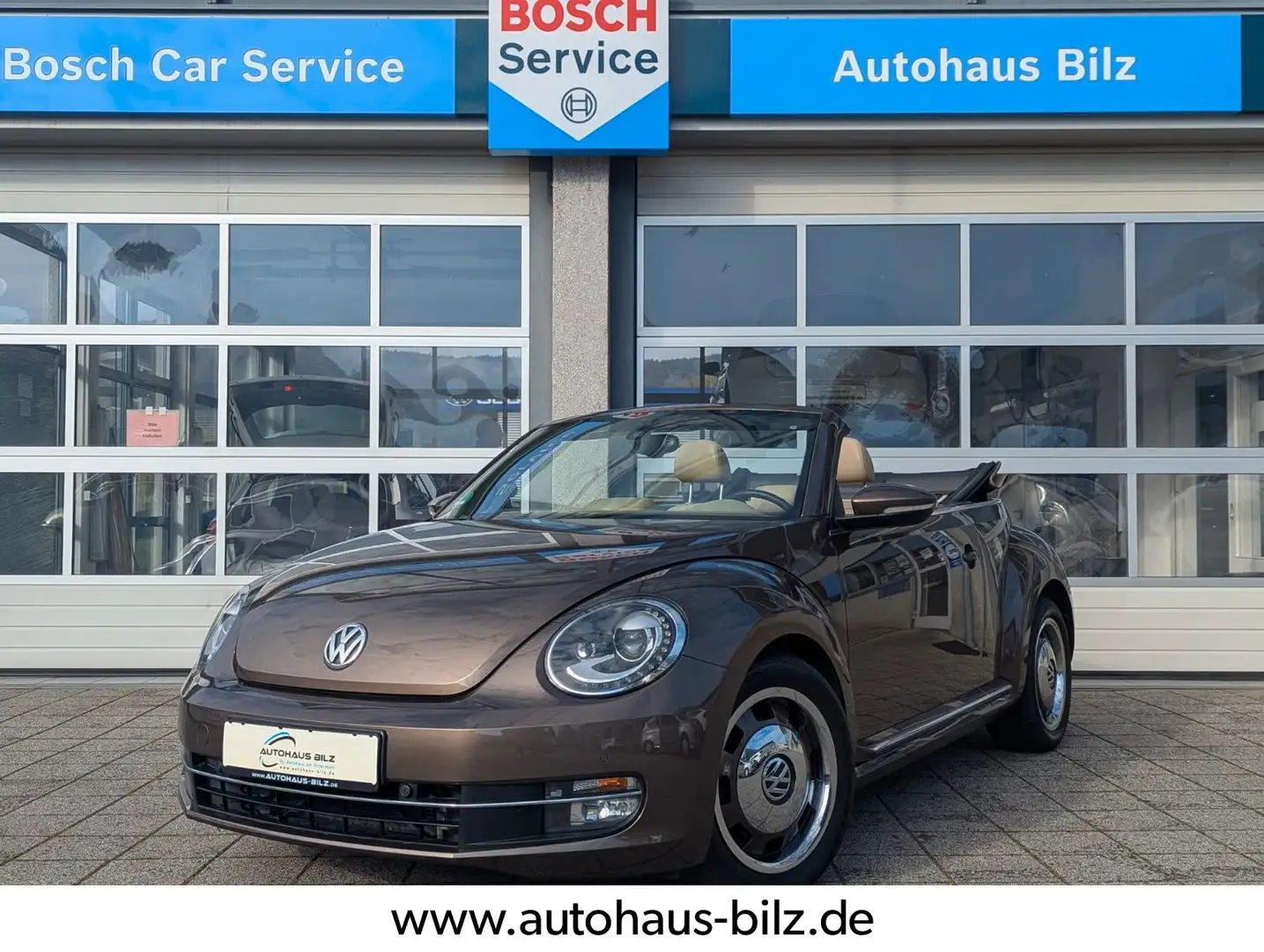 Volkswagen Beetle Cabriolet Design*DSG*1.Hd.Xenon*Navi* Brun - 1