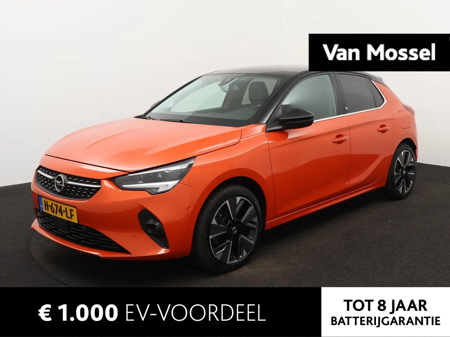 Opel Corsa-e Elegance 50 kWh | 136pk | Automaat | Leder | Stoel Oranje - 1