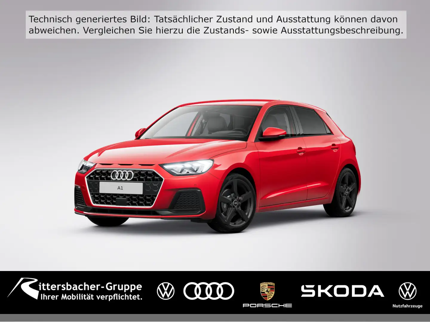 Audi A1 advanced 30 TFSI Sportsitze SHZ LED Rot - 1