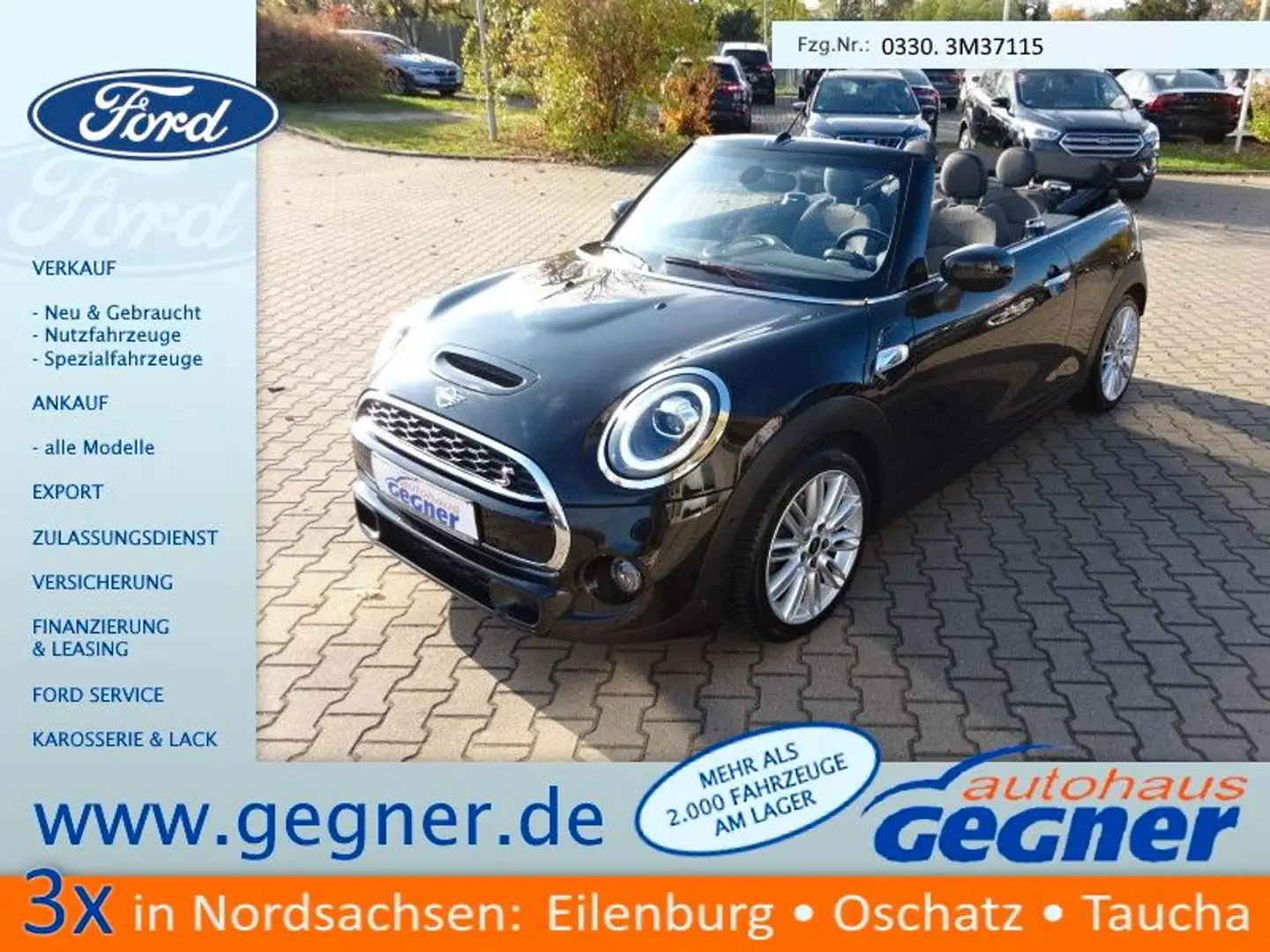 MINI Cooper S Cabrio 192PS Chili Navi HarmanKardon Schwarz - 1