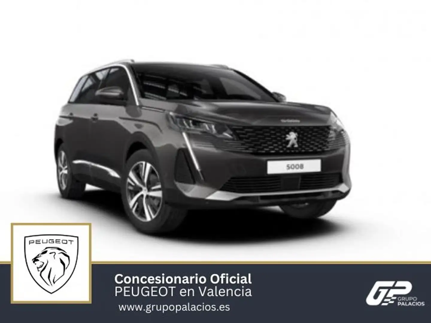 Peugeot 5008 1.6 BlueHDI Allure 7 pl. EAT6 120 Gris - 1