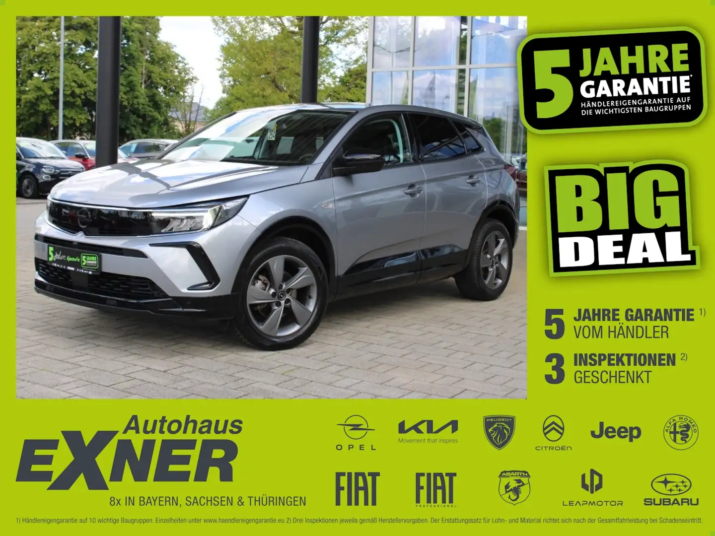Opel Grandland 1.2 Turbo GS LINE *LED*Tech-Paket*PDC Argintiu - 1