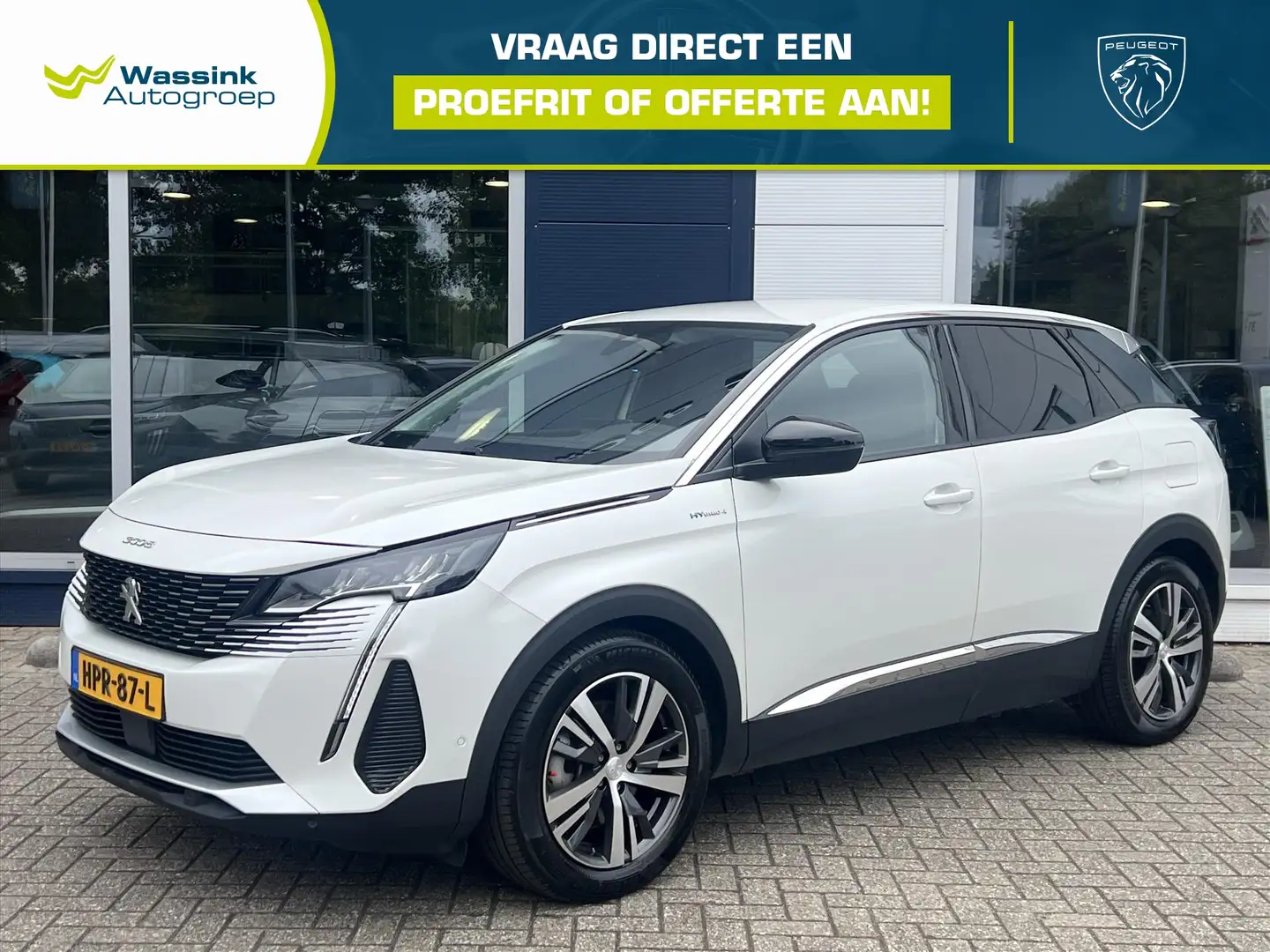 Peugeot 3008 1.6 Plug-in HYbrid4 300pk e-EAT8 GT | Navigatie | Wit - 1