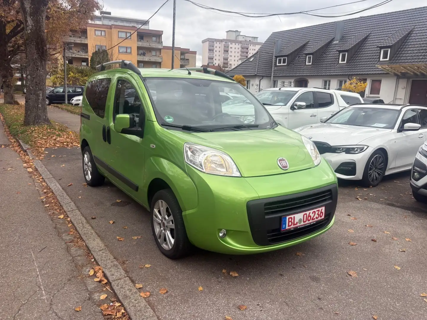 Fiat Qubo Dynamic 2x Schiebetür Alu TÜV 10/27 Зелений - 2