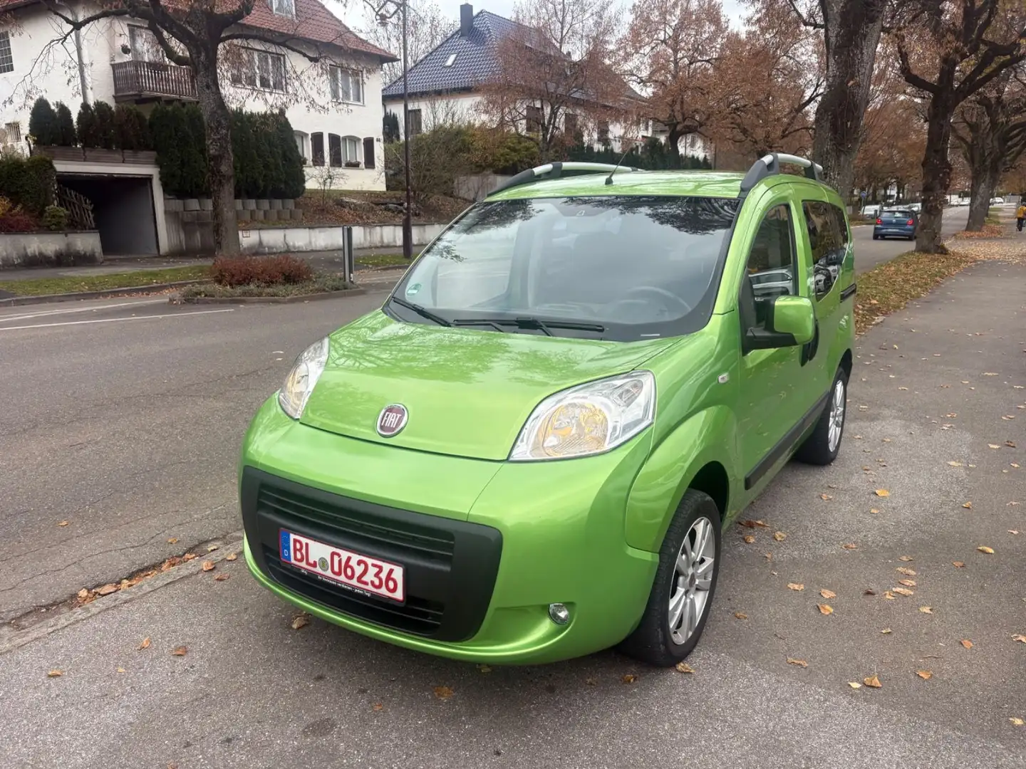 Fiat Qubo Dynamic 2x Schiebetür Alu TÜV 10/27 Зелений - 1