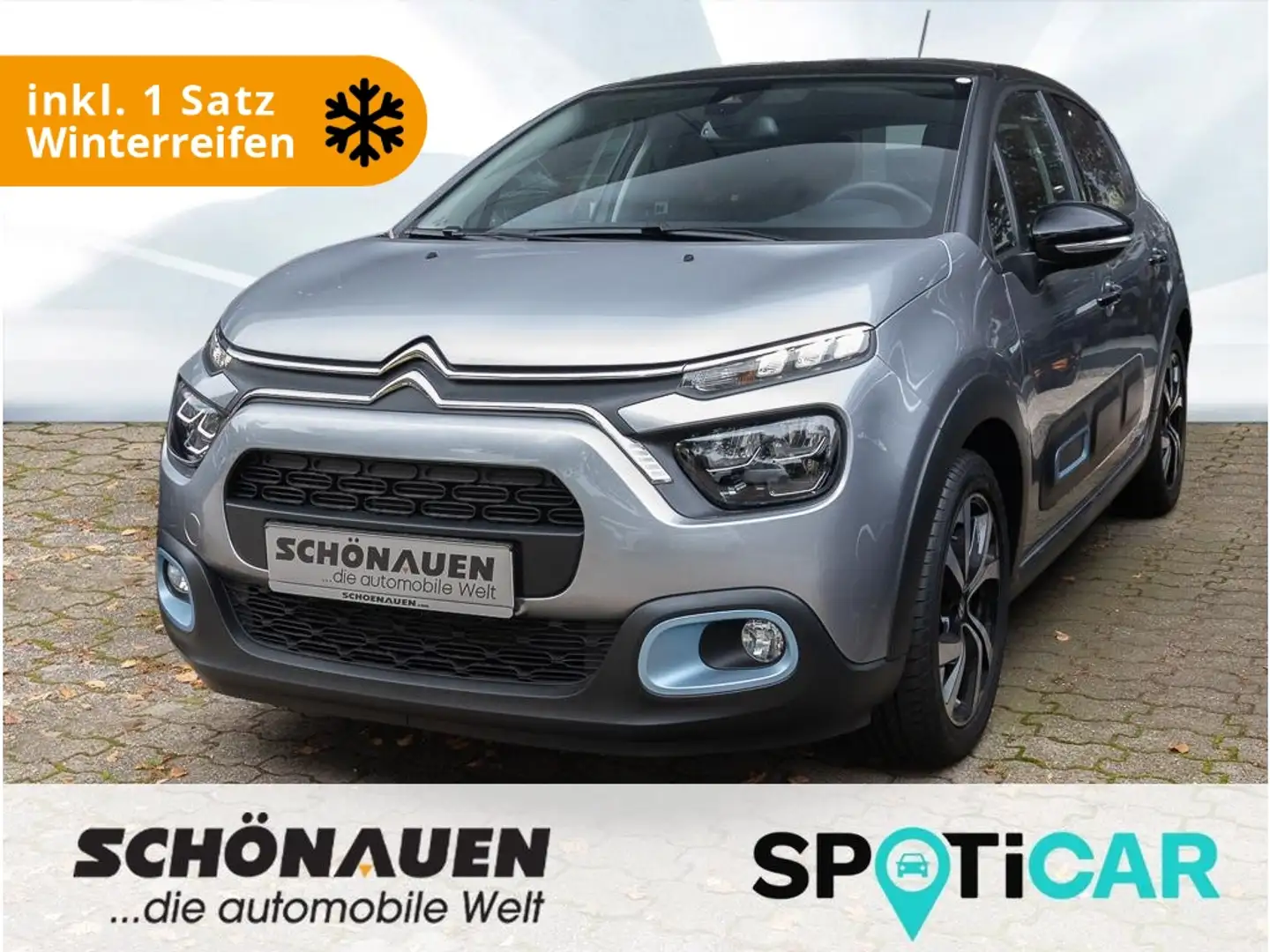Citroen C3 Elle Online Edition 1.2 PureTech +AUT+SHZ+NAVI+ Gris - 1