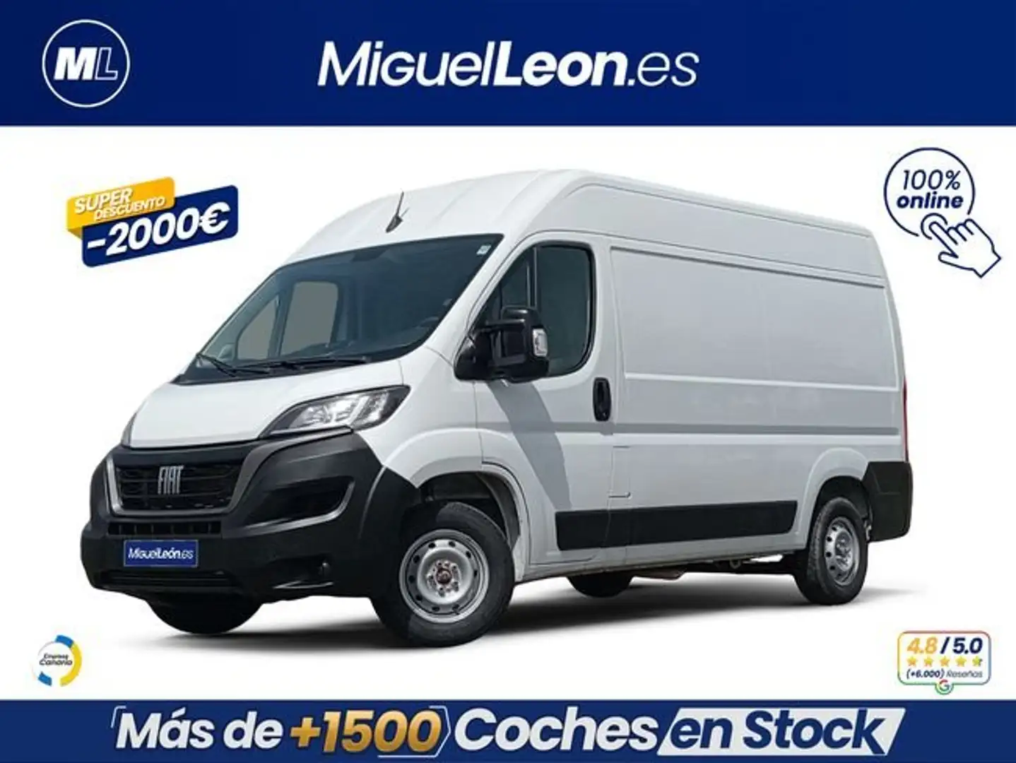 Fiat Ducato 33 L2H2 2.3 MULTIJET 140CV Blanco - 1