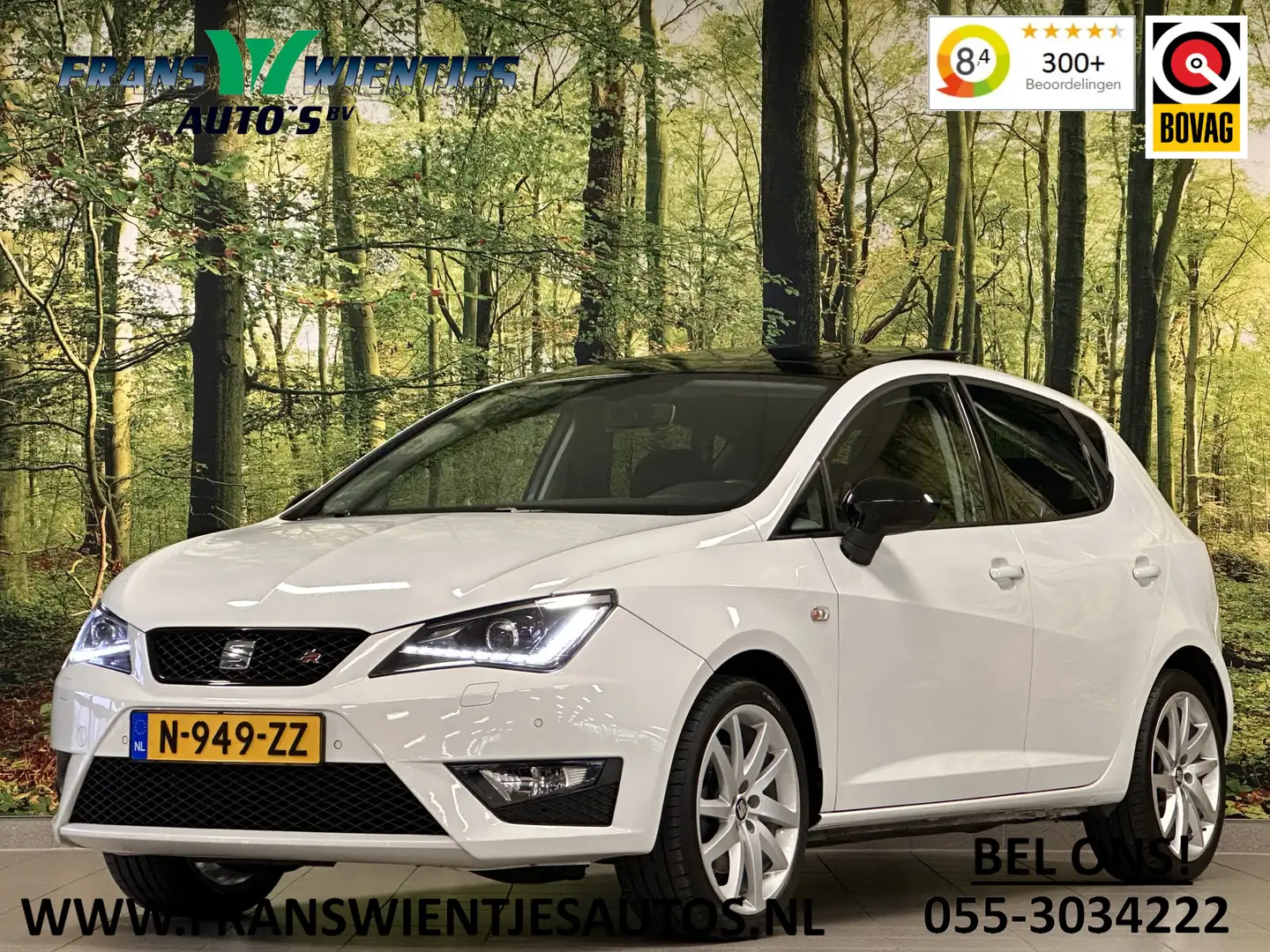 SEAT Ibiza 1.0 EcoTSI FR Connect | Automaat! | Parkeersensore Wit - 1