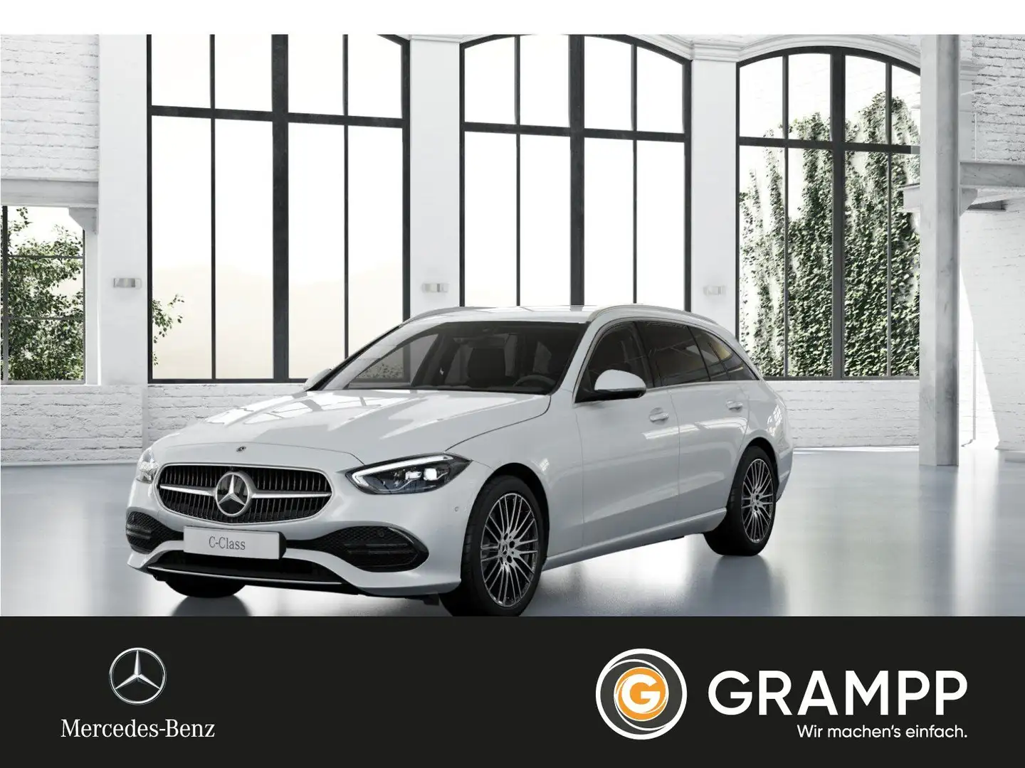 Mercedes-Benz C 220 d T AvantgardeAdvancedPlus/AHK/Kamera/LED Weiß - 1