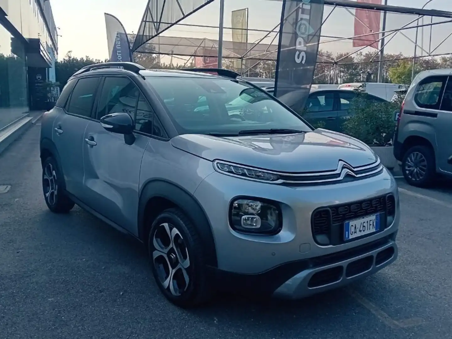 Citroen C3 Aircross PureTech 110 Shine - CINGHIA SOSTITUITA Grigio - 2