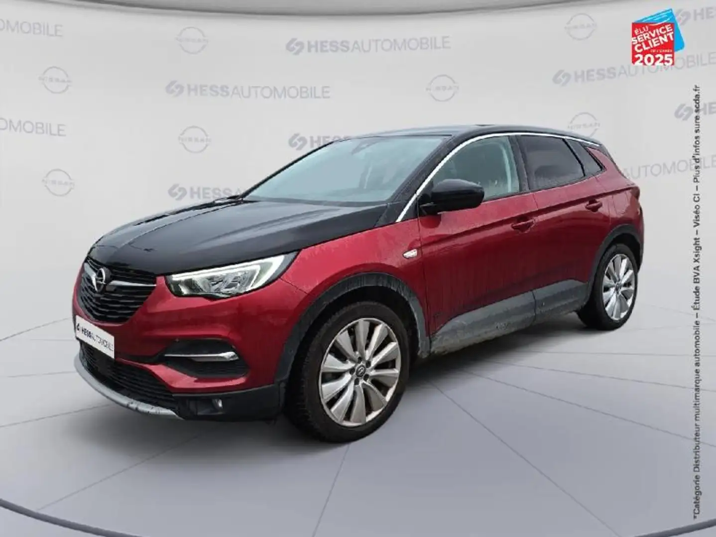 Opel Grandland X Hybrid4 300ch Ultimate 11cv Rouge - 1
