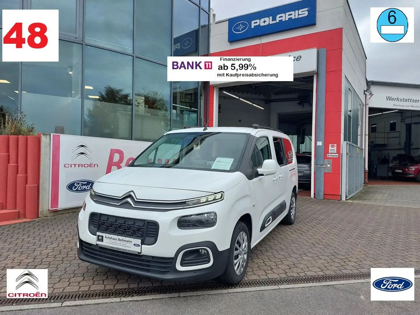 Citroen Berlingo Shine XL, 7 SITZER & Automatik Weiß - 1