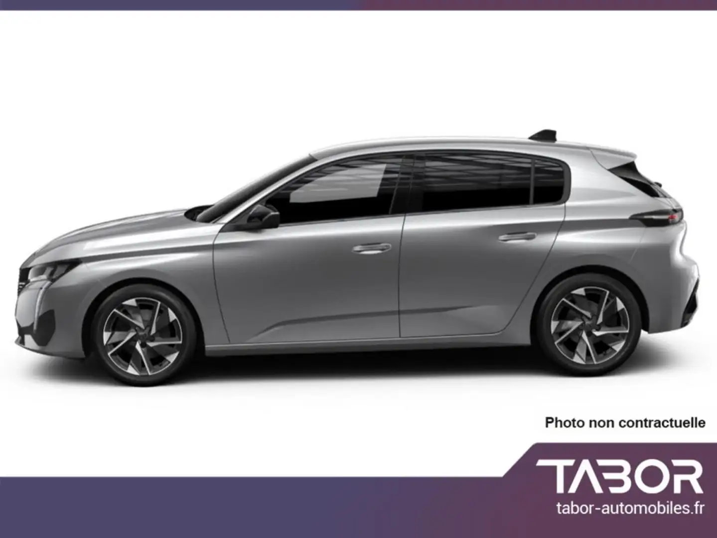 Peugeot 308 130 EAT8 Allure GPS ACC ADML Cam BT Argent - 2