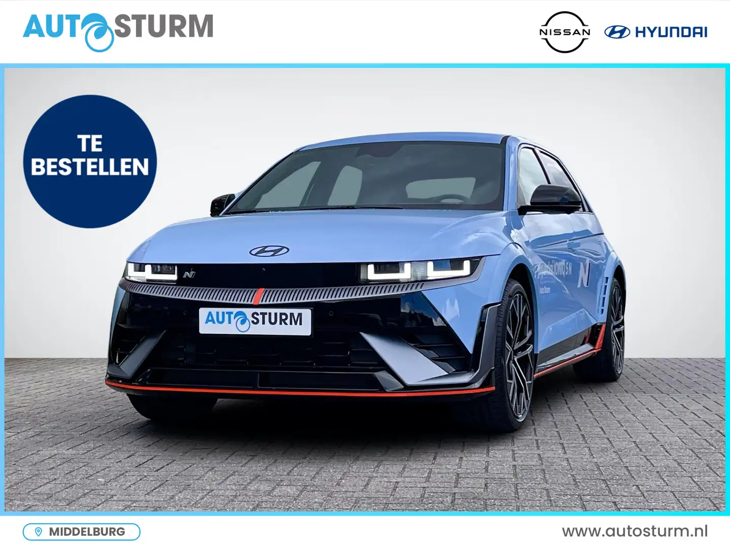 Hyundai IONIQ 5 84 kWh N AWD *NU IN DE SHOWROOM* Bleu - 1