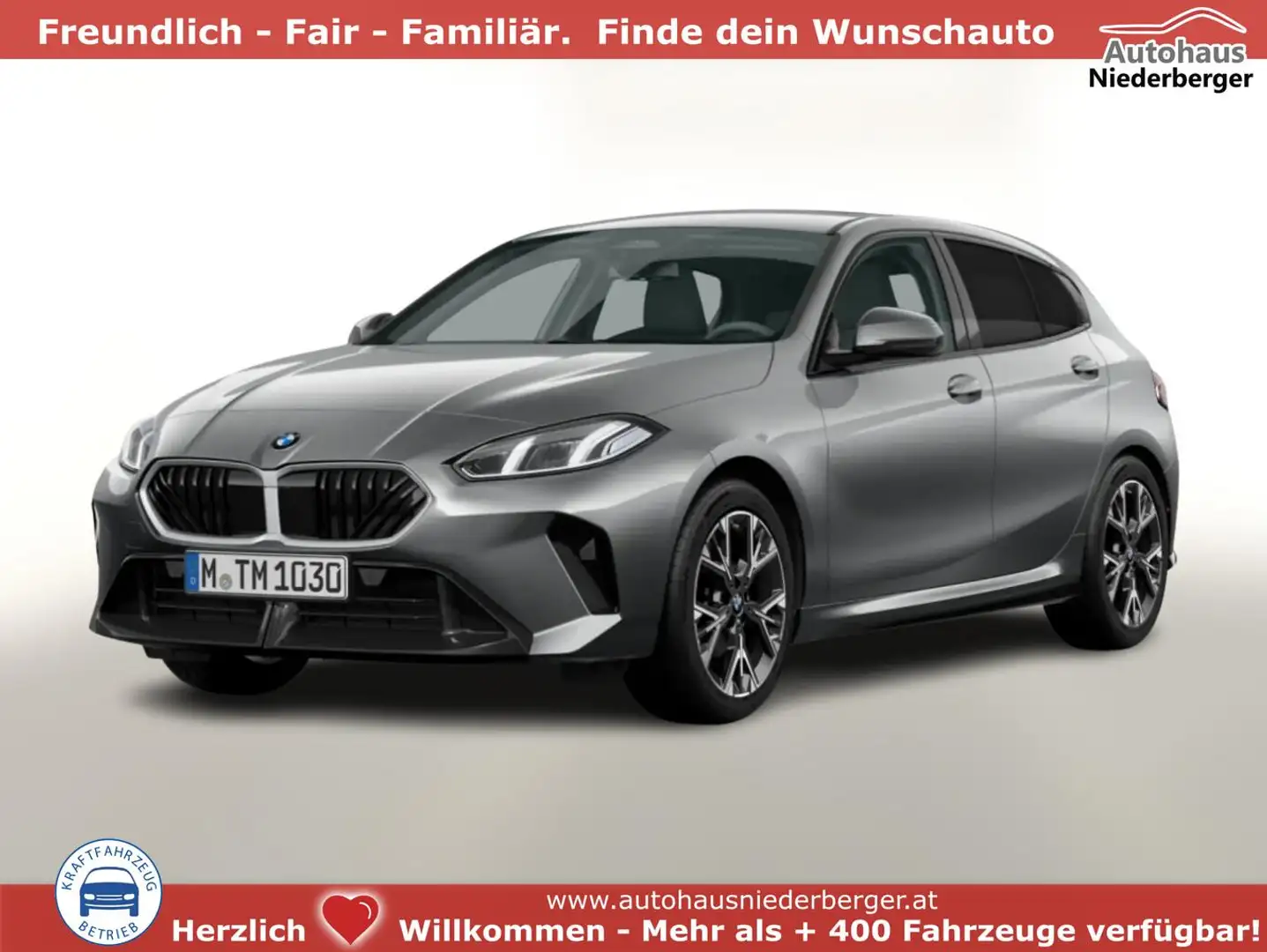 BMW 116 M Sport 116i ACC PrivG LED Nav Kam SHZ 18Z Spur... Grau - 1