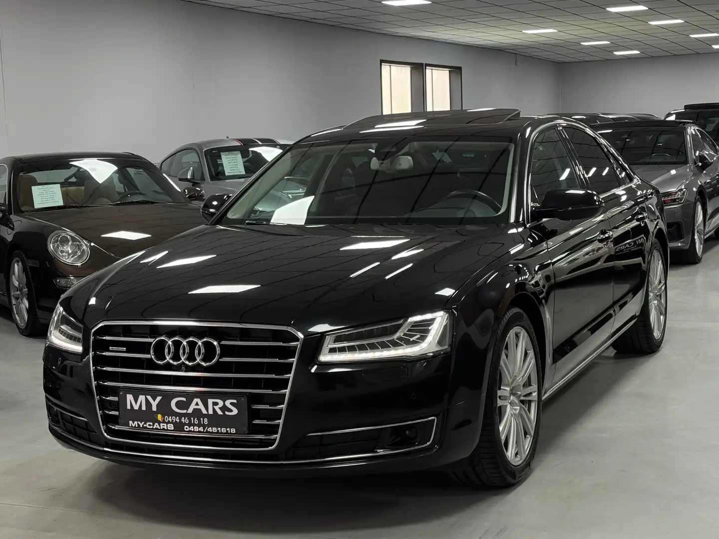 Audi A8 3.0 TDi V6 Quattro Full Options Garantie 1An Zwart - 1
