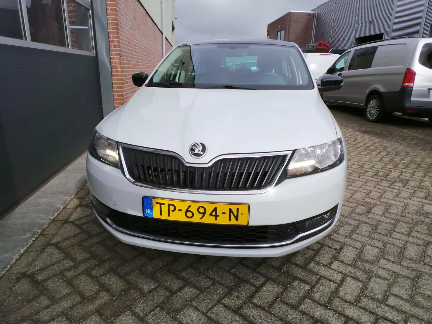 Skoda Rapid/Spaceback 1.0 TSI Automaat Greentech Clever Airco,Cruise,Pan Blanc - 2